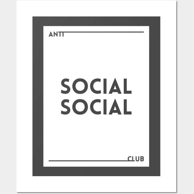 Anti Social Social Club Wall Art by helloMIM